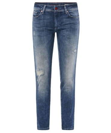 Jeans Push Up Wonder Capri à trous 123762