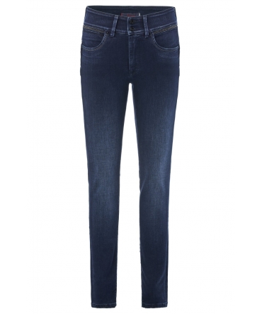 JEANS PUSH IN SECRET SKINNY BRILLANT À LA CEINTURE 124096