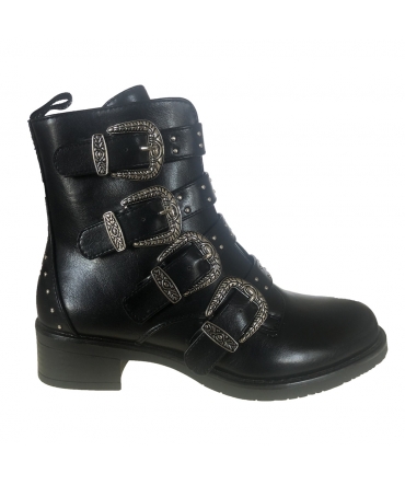 Les petites bombes chaussures Quadri noir