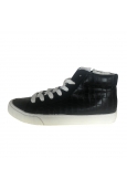 Les petites bombes baskets montantes Avelina Noir Croco