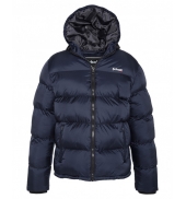 BLOUSON SCHOTT ZIPPE CAPUCHE BRODERIE IDAHO2 Bleu 