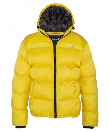 BLOUSON SCHOTT ZIPPE CAPUCHE BRODERIE IDAHO2  Jaune