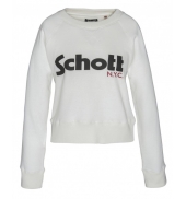 Schott Sweatshirt SW GINGER 1 W Blanc