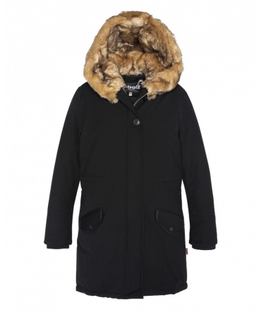 Manteau  Schott  long femme JKTHEAT2W  Noir