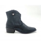 Les Petites Bombes bottines Anna-Lou noir serpent