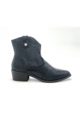 Les Petites Bombes bottines Anna-Lou noir serpent