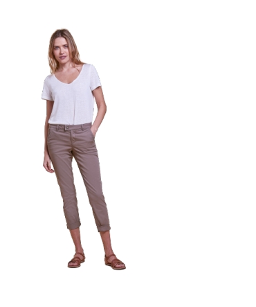 Les Petites Bombes pantalon chino Naomie taupe