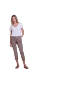 Les Petites Bombes pantalon chino Naomie taupe