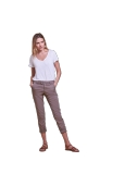 Les Petites Bombes pantalon chino Naomie taupe