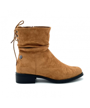 Les P'tites bombes Bottines CIARA Camel suédine