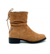 Les P'tites bombes Bottines CIARA Camel suédine