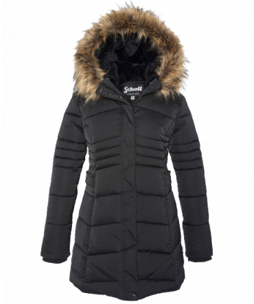 Schott Parka ceintrée JKTOPRAHW Noir