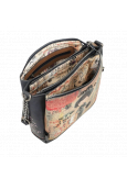 Sac bandoulière femme bleu-beige Anekke City Art 33803-103