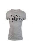 T-Shirt  Libertalia-Républic Sons of Liberty  Gris