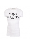 T-Shirt  Libertalia-Républic Sons of Liberty Blanc