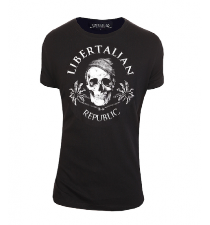 T-Shirt  Libertalia-Républic Noir