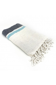 Fouta Noir Bleu