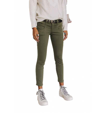 Freeman Jeans ALEXA CROPPED NEW MAGIC COLOR Khaki F699