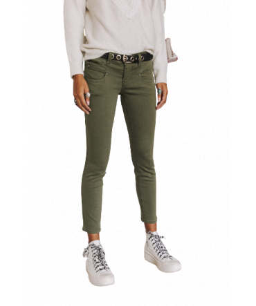 Freeman Jeans ALEXA CROPPED NEW MAGIC COLOR Khaki