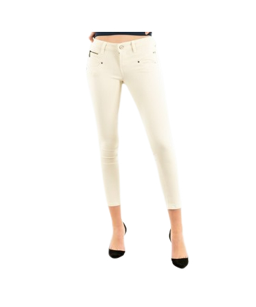 Freeman Jeans ALEXA CROPPED NEW MAGIC COLOR Beige clair F905