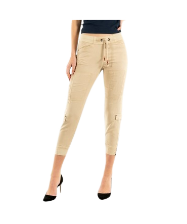 Freeman Jeans ALEXA CROPPED NEW MAGIC COLOR Beige Foncé F1087