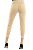 Freeman Jeans ALEXA CROPPED NEW MAGIC COLOR Beige Foncé F1087