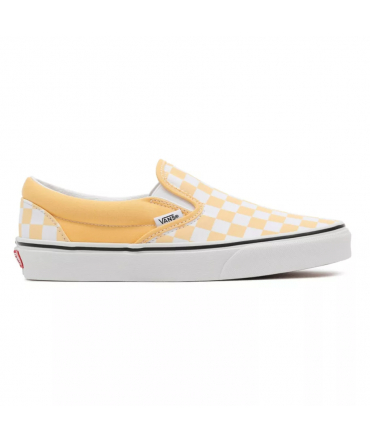 Vans CHECKERBOARD CLASSIC SLIP-ON  flax/true white VN000XG8AZV1