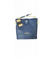 Tropéziennes Sac Porte main bandoulière corde BAU02 NAVY BLUE