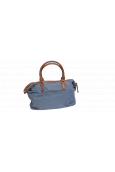 Tropéziennes Sac Bowling GAL01- DENIM bandoulière Argent