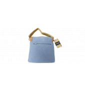 Tropéziennes Sac Besace GAL05- DENIM bandoulière Argent