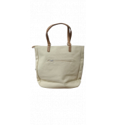 Tropéziennes Sac Shopping MOL02- BEIGE bandoulière amovible, 1 poche avant