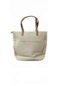 Tropéziennes Sac Shopping MOL02- BEIGE bandoulière amovible, 1 poche avant