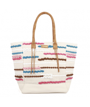 Tropéziennes Sac shopping Coton multicolor T-KER01