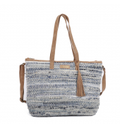 Tropéziennes Sac shopping jean recyclé DENIM T-MAU01