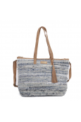 Tropéziennes Sac shopping jean recyclé DENIM T-MAU01