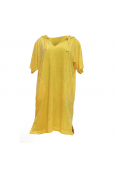 ROBE SWEAT A CAPUCHE PEDALO CANNES JAUNE