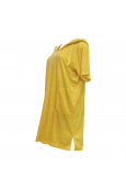 ROBE SWEAT A CAPUCHE PEDALO CANNES JAUNE