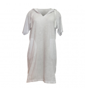 ROBE SWEAT A CAPUCHE PEDALO CANNES BLANC