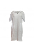 ROBE SWEAT A CAPUCHE PEDALO CANNES BLANC