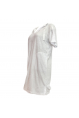 ROBE SWEAT A CAPUCHE PEDALO CANNES BLANC