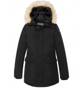 SCHOTT PARKA CAPUCHE FAUSSE FOURRURE JKTNELLYW BLACK