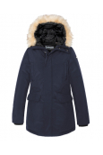 SCHOTT PARKA CAPUCHE FAUSSE FOURRURE JKTNELLYW BLEU