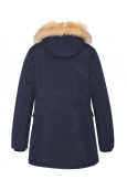 SCHOTT PARKA CAPUCHE FAUSSE FOURRURE JKTNELLYW BLEU