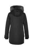 SCHOTT PARKA LONGUE FEMME MILITAIRE A CAPUCHE JKTBILLIE2W  BLACK