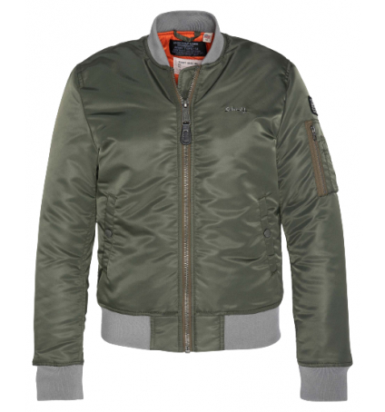SCHOTT BLOUSON BOMBER FEMME NYLON ECO AIRFORCEWRS KAKI La Vitrine de la Mode
