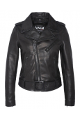 SCHOTT PERFECTO AVEC CEINTURE AMOVIBLE LCW8613 BLACK