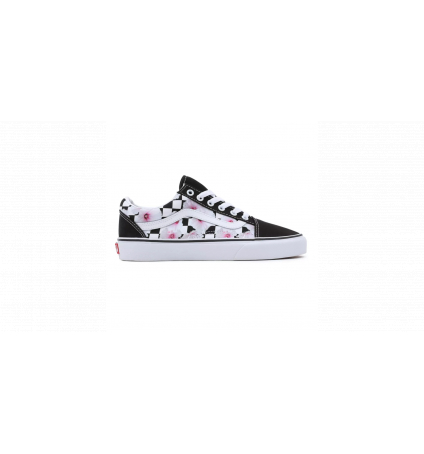 Vans Old Skool Hibiscus Check Black VN0007NTBM81
