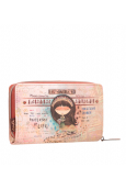 ANEKKE Portefeuille moyen gaufré RFID Menire 36609-909