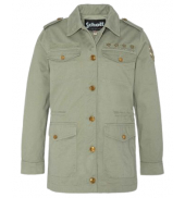 SCHOTT VESTE MILITAIRE FEMME BRODEE DOS SCHOTT