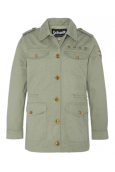 SCHOTT VESTE MILITAIRE FEMME BRODEE DOS SCHOTT